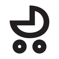 Piktogram: barnvagn