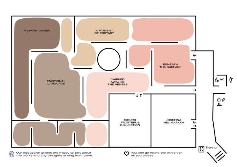 Map of the exhibition.
