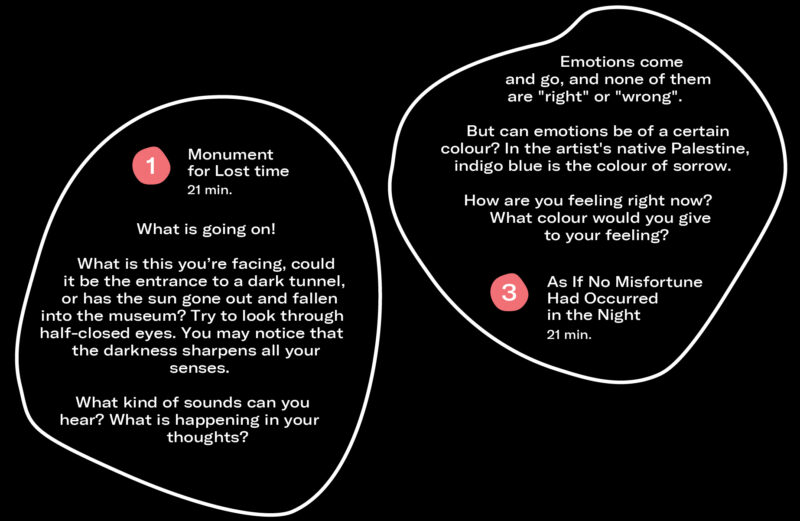 Explanation of select artworks.