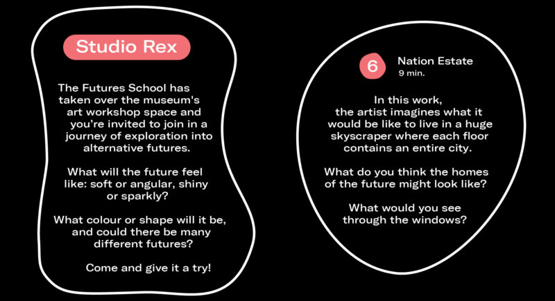 Explanation of Studio Rex and Future Schools workshop.