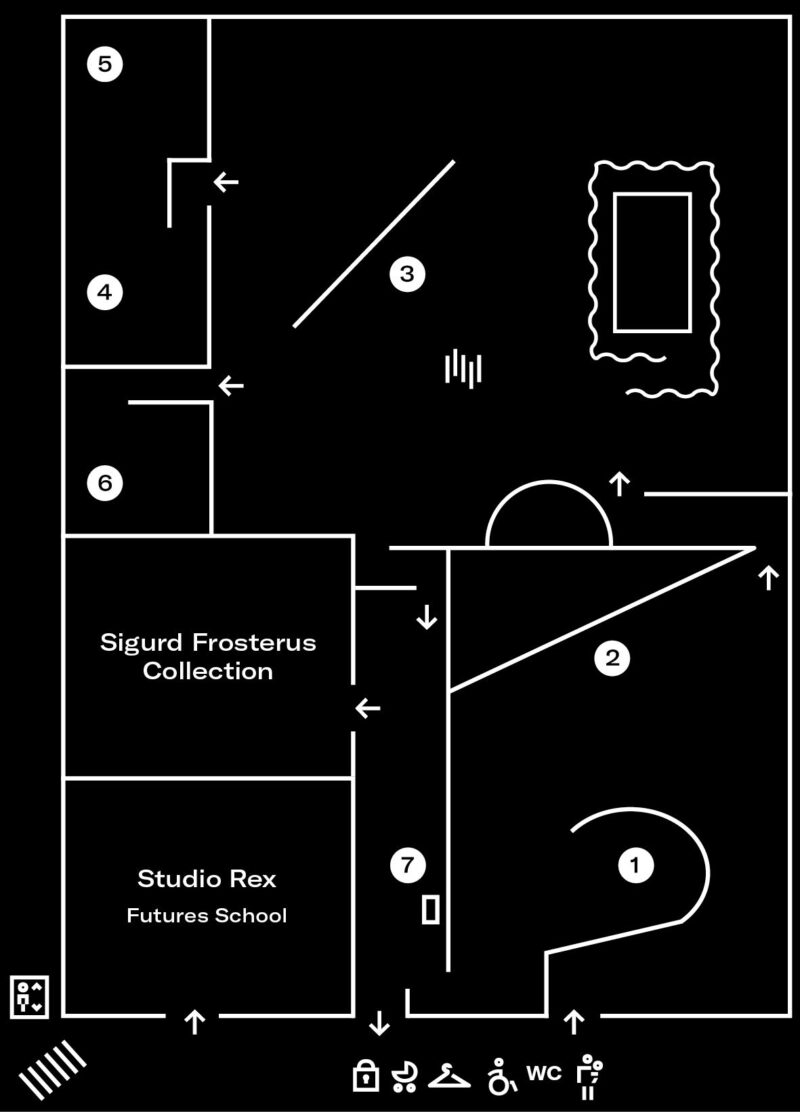 A map of the exhibition.