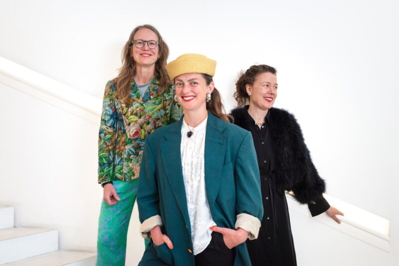 Dansbana architects Anna Pang, Teres Selberg and Anna Fridolin.