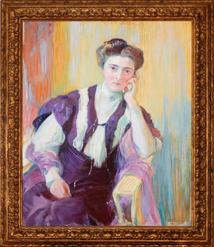 Magnus Enckell, Portrait of Emmy Frosterus, 1909.